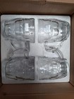 Dimple Stein Beer Mug 20 Oz 4 Pack Glass Set