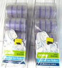 Set Of 2 Conair Thermal Ion Extra Large Rollers Hair Curls Purple 8 Total Vtg H2