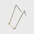 Vintage Mid Century Modern Brass Easel Display Stand Recipe Book Tile Art Holder
