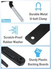 4pack Roof Box U-bolt Clamps With 8 Lock Nuts   Roof Box U-bolt 4pack Set