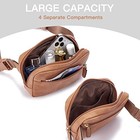  Belt Bag For Women Pu Leather Fanny Pack Crossbody Waist Bags 2-camel Brown