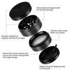 4 Layer 3 Inches Large Portable Zinc Alloy Grinder Herb   Spice Tobacco Grinder