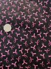 Bouffant Style Surgical Scrub Hat Cap Pink Ribbons Cancer small Pink Ribbons     