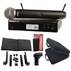 Shure Blx24r sm58 Handheld Vocal Wireless Dj Microphone System W Case  h9 Band 