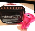 Pet Wristlet  Dispenser Waste Dog Poop Puppy Pick-up Bags Holder  Pouch