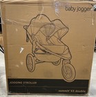 Baby Jogger Summit X3 Double Jogging Stroller Midnight Black