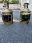  Antique Copper brass Nautical Port And Starboard Running Lights  