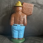 Cast Iron Smokey The Bear Bank 8 Inch