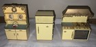 Vintage Rare Ideal Petite Princess Dollhouse  Refrigerator  Stove  Hutch