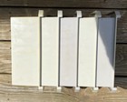 5x Lot Vintage Nes   White tan Nintendo 10 Game Holder caddys