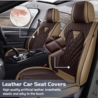 Car Seat Covers For Ford F-150 2009-2026  Waterproof Nappa Leather Front Seat   