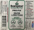 Brampton Pro Fix 20 20 Long Cure Epoxy Adhesive Refill For Golf Clubs  - 1 5 Oz