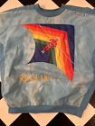Vintage Olympics 80s Adult Adidas Hang Gliding T   rose Flyers Sky  Xl
