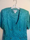 Nahmani Vintage Sea Green Dress  Size  12   