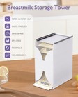 Freeze Organizer And Tower For Breastmilk Storage Bags With Quick-freeze Tray