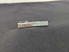 Vintage Foster Usa Sterling Silver Diamond Cut Accent Tie Clip Bar 4 8 Grams