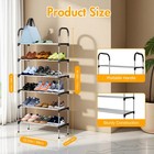 6 Tier Shoe Rack Sturdy Space Saving Shoe Storage Organizer For Home Office
