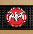 Bacardi Rum White Bat Logo Bar Rail Mat