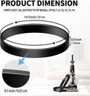 Style 7 9 10 P n 3031120 Replacement Belt For Bissell Vacuum 2 Pack