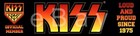 Kiss 6 Pack Bumper Stickers Glossy Custom Professionally Printed