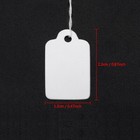 500pcs Price Display Tags Label Tie String Strung Ticket Jewelry Merchandise Kit
