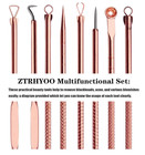 Ztrhyoo Blackhead Remover Pimple Comedone Extractor Tool Best Acne Removal Kit -