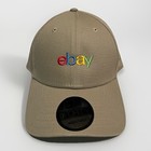 New Era Ebay Baseball Hat Embroidered  Logo Adjustable Brown One Size Ebayana