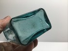 Antique Rich Aqua Hall   s Balsam For The Lungs Medicine Bottle 