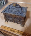 Antique Art Nouveau French Original Circa 1880 s Gilt Bronze Box