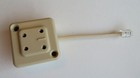 Antique Telephone 4 Prong Plug To Modular Adapter   Vintage Telephone Cord