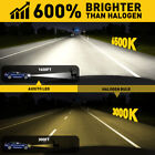 2x H7 Super Bright Led Headlight Bulbs 60000lm Kit High Low Beam 6500k White
