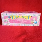 Vintage Children s Garden Tea Set Hand Painted  1996 Nib Complete Princess Party