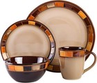 16-piece Dinnerware Set Service For 4 Dinner Dessert Plates Cereal Bowls Mugs