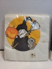Vintage Halloween Hallmark Pumpkin Beverage Napkins 16 Ct 10 x10  Sealed X2 Bb89