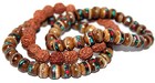 Tibetan Prayer Beads Healing Bracelet Adjustable Wrist Mala Yoga Bracelet E3