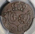 1818 Pcgs Au 50 Venezuela 1 4 Real Caracas Royalist Revolution Coin  21072101c 