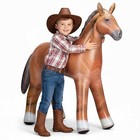 37-inch Inflatable Horse Decoration For Western  Cowboy   Farm Parties