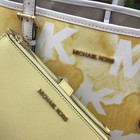 Michael Kors Carryall Tote Medium Jet Set Logo Printed Purse Bag And Wallet