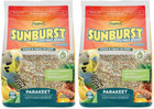 2 Pack Of Sunburst Gourmet Blend Parakeet Food  2 Pounds Each  With Protein E   