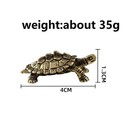 Brass Turtle Animal Statue Small Sculpture Tabletop Figurine Home Decor Gift