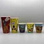 10 Piece Set 2004-08 Spongebob Burger King Promotional Cups  Fry Box  Crown     