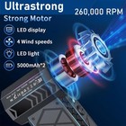 180000rpm Compressed Air Duster  Compressed Air Cleaner For Pc car With Led q