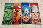 Marvel Avengers Standard Pillowcase Reversible Ironman Hulk Captain America Thor