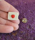  love Letter Anytime Heart Tie Tack Lapel Pin - Perfect Gift   Unique 