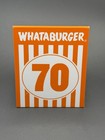 Whataburger Individual Glossy Restaurant Table Tent  70