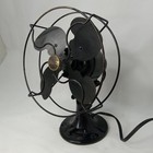 Vintage Emerson B Jr 8  Oscillating Black Metal Fan Working