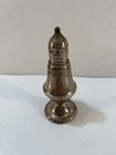 Antique Salt Shaker   vintage Mayflower Sterling Weighted  Glass Lined