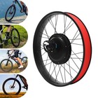 26  48v E-bike Conversion Kit Fat Front Wheel Electric Bicycle Hub Motor Kit 1kw
