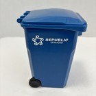 New Republic Services Mini Trash Bin Toy 5  Inch