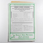 Eagle s View Patterns Pm 96 - Woman s Leather Accessories Pattern Uncut Vintage